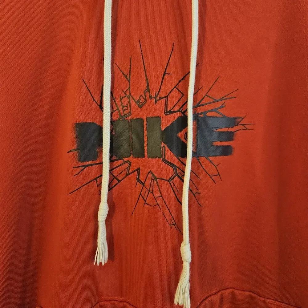 Nike Standard Issue Hoodie Men’s XL Red Dri-FIT Basketball Sweatshirt Zip Pocket